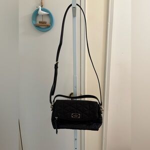 Kate Spade Minka Black Nylon Quilted Womens Handbag
